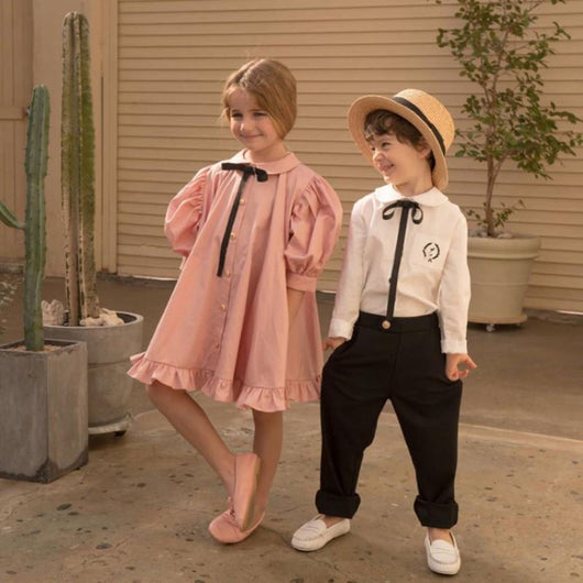 Vestido de Princesa con Mangas Abullonadas para Cumpleaños Infantil - Image 5