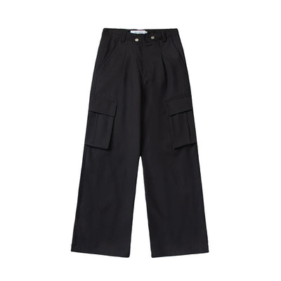 Pantalones Casuales Holgados de Pierna Ancha para Hombre - Image 3