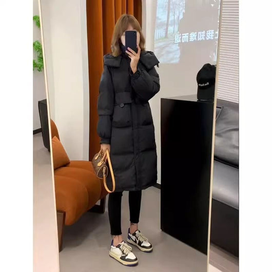 Chaqueta Acolchada de Plumón para Mujer Estilo Coreano Invierno - Image 8
