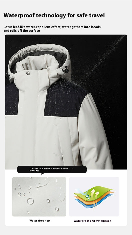 Chaqueta de Montaña Térmica Impermeable y Cortavientos - Image 21