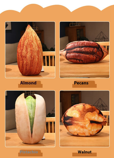 Almohada Decorativa Impresa con Diseño de Frutos Secos - Image 15