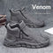 Zapatos de Trabajo Antideslizantes para Hombre con Cierre de Cremallera