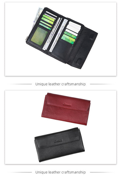 Billetera de Cuero Genuino Premium - Cartera Manual de Piel de Res - Image 23