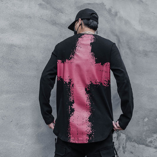 Camisa Suelta Personalizada Manga Larga Estilo Urbano Hombre - Image 2