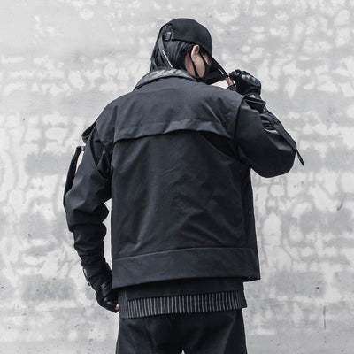 Chaqueta de Motociclista para Hombre con Hombreras Tejidas Reforzadas - Image 3