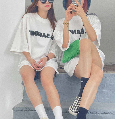Camisetas Cómodas para Mujer con Estampado de Letras - Verano Manga Corta - Image 8