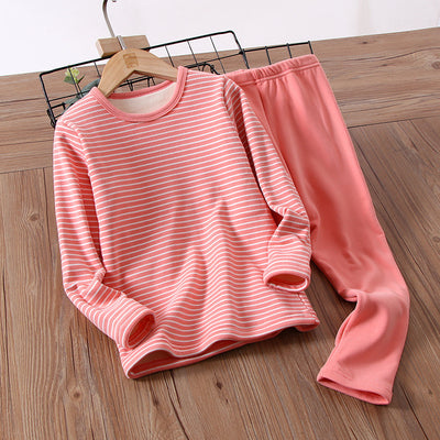 Conjunto de Ropa Térmica Infantil Simple Plus en Terciopelo - Image 4