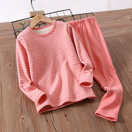 Conjunto de Ropa Térmica Infantil Simple Plus en Terciopelo - Image 4
