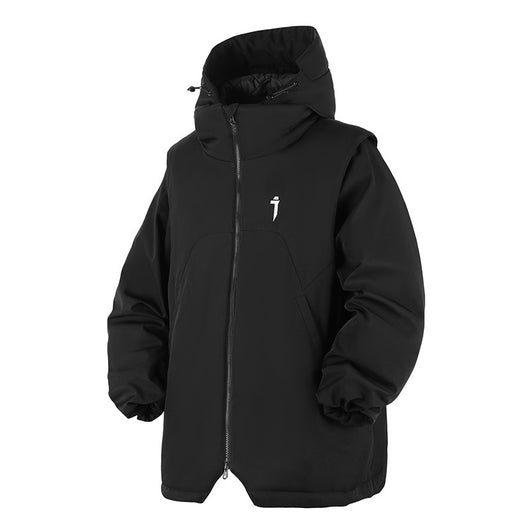 Chaleco Acolchado de Algodón con Mangas Desmontables para Hombre - Image 4