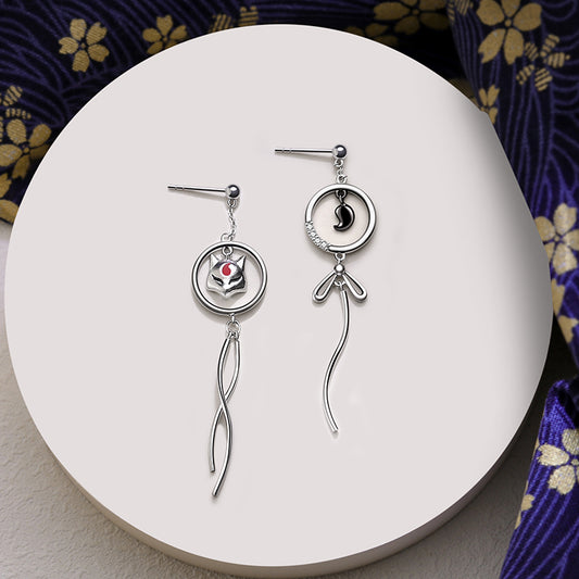 Aretes de Plata Temperamento Clásico Aguja Fina