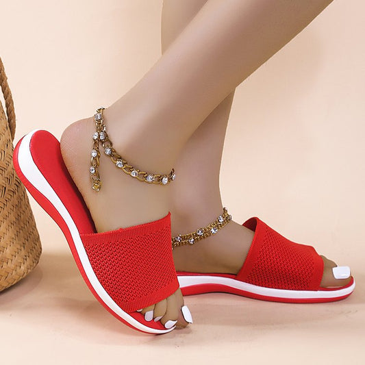 Pantuflas Plataforma Ligeras con Letras Brillantes Hot Diamond