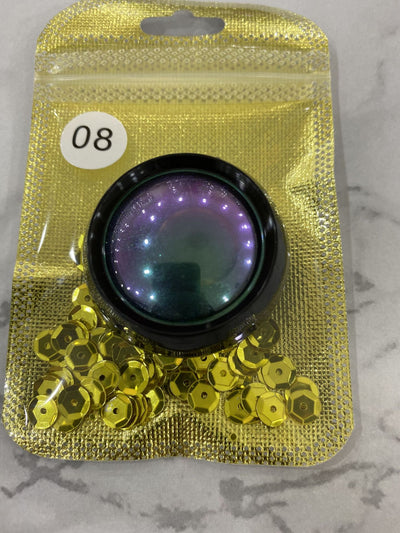Sombra de Ojos Camaleón con Brillo Diamantado y Efecto Luz Cambiante - Image 33