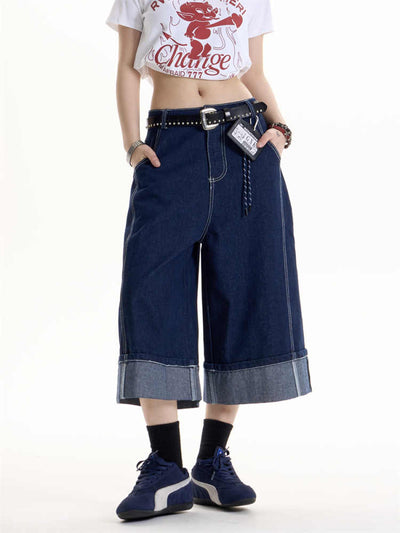 Jeans Retro Hot Girl con Efecto Plisado - Image 5