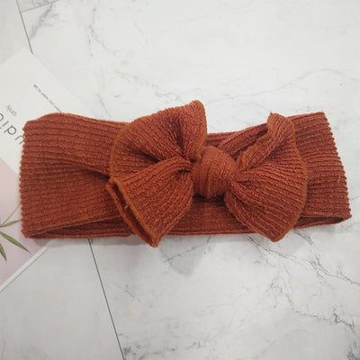 Diadema Tejida con Moño para Bebé - Otoño e Invierno - Image 4