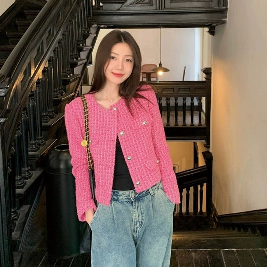 Abrigo Elegante Estilo Chanel para Mujer