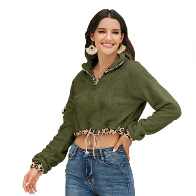 Pantalón Corto con Cordón Estampado Leopardo y Cintura Ajustable - Image 6