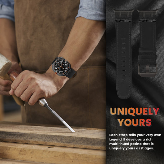 Correa de Reloj Cuero Crazy Horse Premium con Cabezal Acero Inoxidable - Image 82