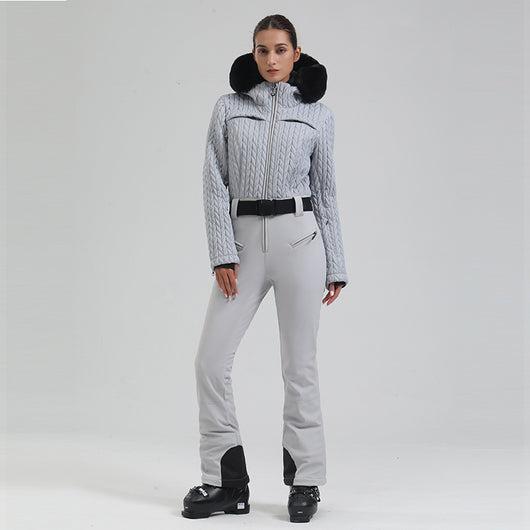 Traje de Esquí Térmico Impermeable para Mujer - Protección Total en Montaña - Image 8