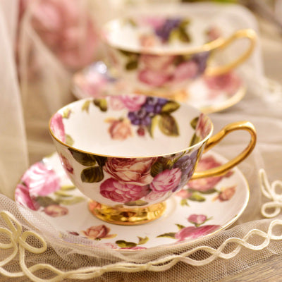 Taza y Platillo de Café Europeo - Image 14