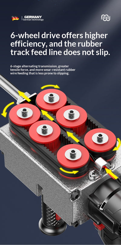 Máquina Enhebrador de Cable Automática Brushless con Batería de Litio para Electricistas - Image 12
