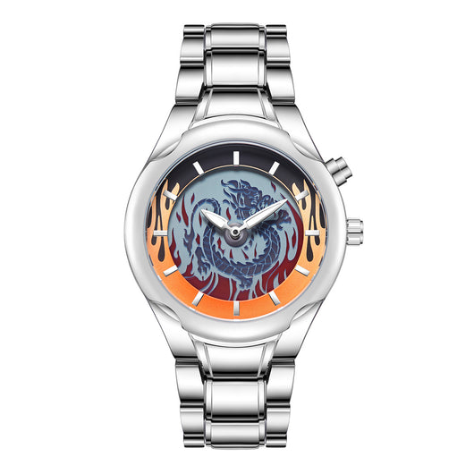 Reloj Hombre Dragón Retro Dual Pantalla Premium Resistente al Agua - Image 7