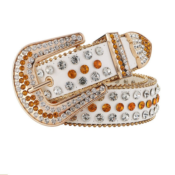 Cinturón de Moda con Cristales para Mujer Ejecutiva