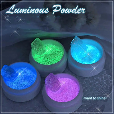 Polvo Brillante para Uñas - Azúcar Luminoso con Efecto Glow - Image 10