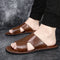 Pantuflas de Cuero para Hombre con Suela Antideslizante y Desodorante