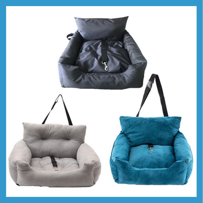 Asiento de Seguridad para Mascotas con Reposabrazos Central y Cama Impermeable - Image 17