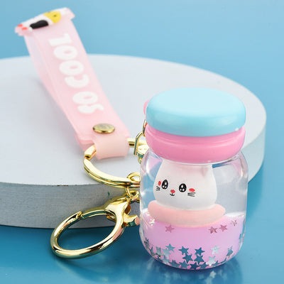 Llavero Gatito Macarrón con Arena Movediza - Image 11