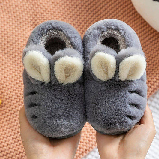 Pantuflas de Algodón con Diseño de Conejo Animado para Niños y Niñas - Image 5
