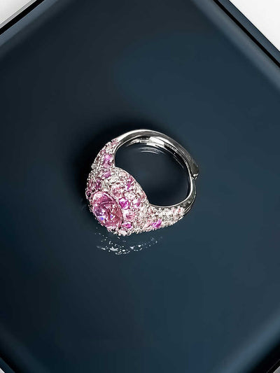 Anillo Ajustable de Cristal y Piedras Preciosas Metafísicas - Image 3