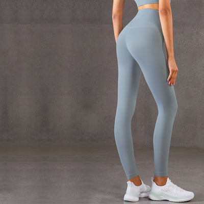 Leggings Deportivos con Bolsillos Laterales - Pantalones Yoga Fitness Durazno - Image 5