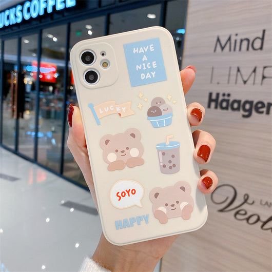 Funda Protectora Osito Té con Leche para Celular - Image 7