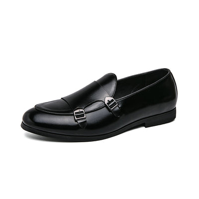Zapatos de Cuero para Hombre Otoño con Doble Hebilla - Image 6