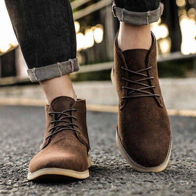 Zapatos y Botas de Negocios Retro Británico para Hombre - Image 20