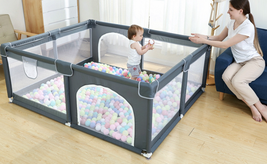Corral de Seguridad Infantil - Valla Protectora Plegable para Bebés - Image 8