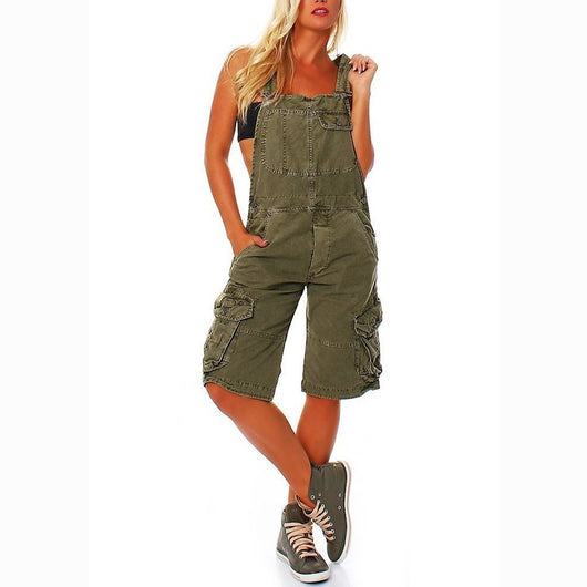 Pantalón Casual Mujer con Tirantes Tipo U-Collar - Image 7