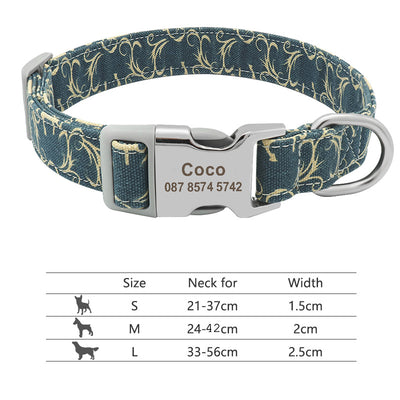Collar Ajustable para Perros y Gatos con Placa de Identificación Personalizada - Image 11