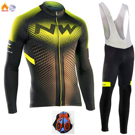 Conjunto de Jersey Ciclismo Manga Larga - Image 27