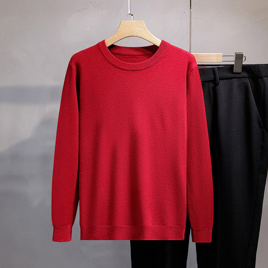 Suéter Holgado Oversized Cuello Redondo para Hombre - Image 12