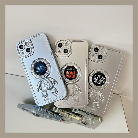 Funda Astronauta 3D con Galvanizado Espejo para Celular - Image 4