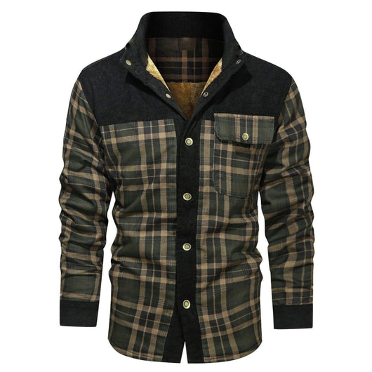 Chaqueta Camisa Cuadros Dragon con Tejido Reforzado - Image 17