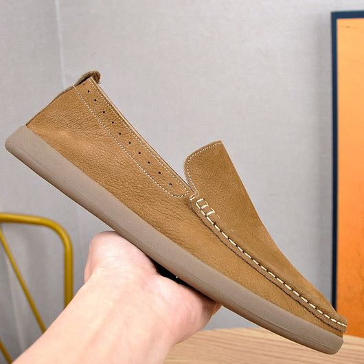 Zapatos Casuales de Cuero Suave Transpirables para Hombre - Image 3