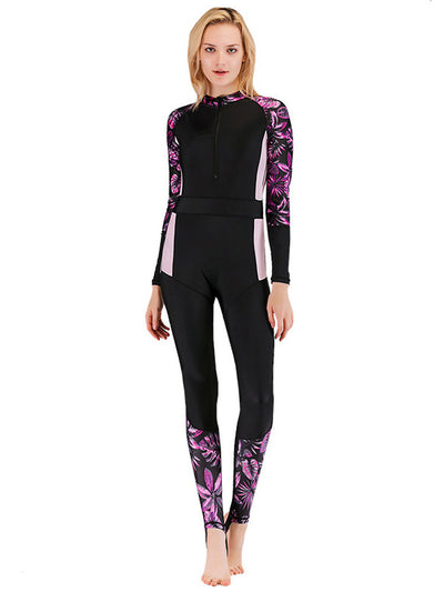Traje de Baño Enterizo con Manga Larga y Protección Solar - Image 6