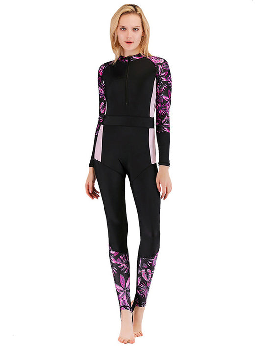 Traje de Baño Enterizo con Manga Larga y Protección Solar - Image 6