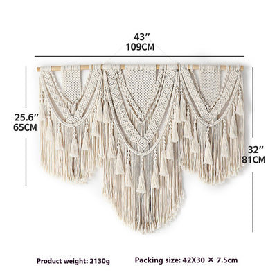 Tapiz Bohemio Tejido para Decoración de Paredes y Cabecera - Image 10