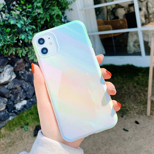 Funda para iPhone con Degradado Glitter y Tecnología Láser Blu-ray