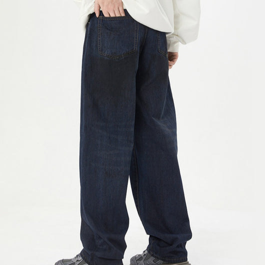 Jeans Rectos de Corte Relajado - Amplio y Versátil - Image 10