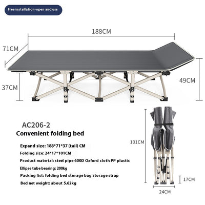 Cama Plegable Portátil para Camping y Oficina - Image 12